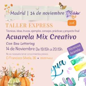 Madrid. Acuarela Mix Creativo