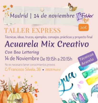 Madrid. Acuarela Mix Creativo