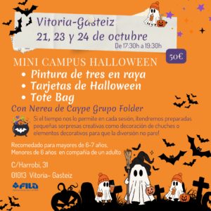 Vitoria Halloween. Mini Campus Creativo de Halloween