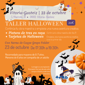 Vitoria Halloween. Tarjetas creativas o Pintura Cerámica