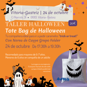 Vitoria Halloween. Tote Bag de Halloween