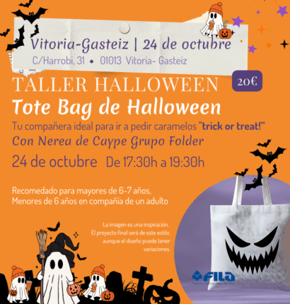 Vitoria Halloween. Tote Bag de Halloween