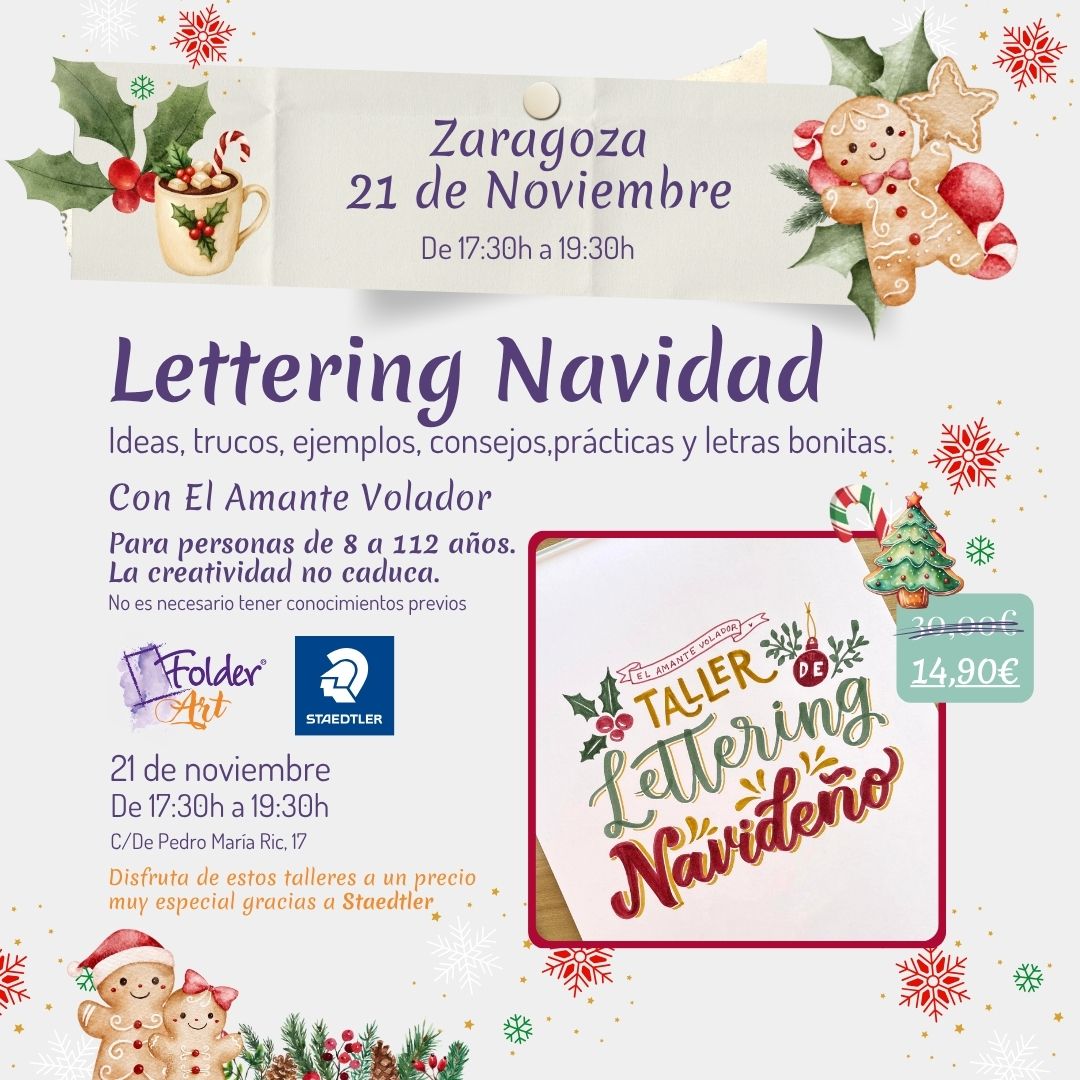 Zaragoza, Lettering Navidad