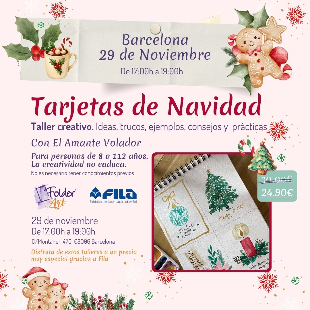Barcelona. Tarjetas de Navidad
