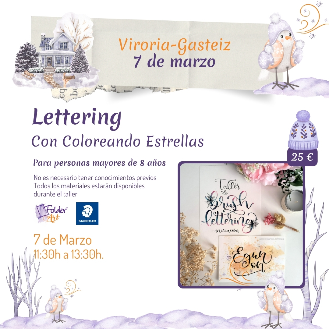 Vitoria. Taller Lettering iniciación